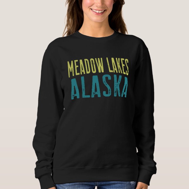 Sweatshirt Lacs Meadow Alaska Côte Pacifique Empilées (Devant)