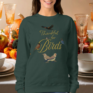 Sweatshirt l'Action de grâce d'un ornithologue reconnaissant