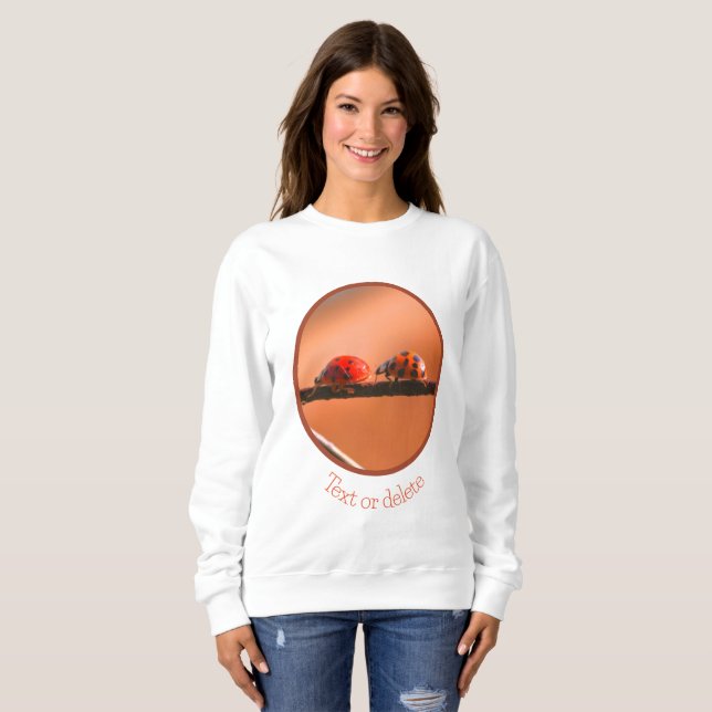 Sweatshirt Ladybugs Jouer Suivre Le Leader Personnalisé (Devant entier)