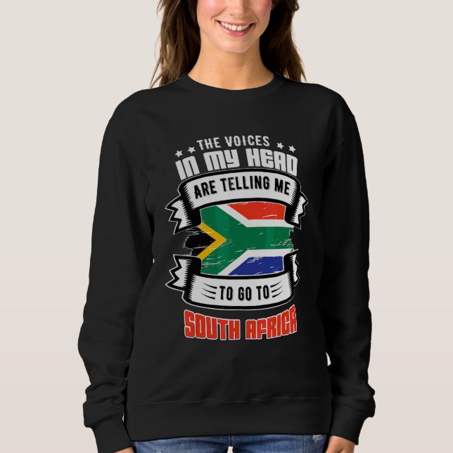 Sweatshirt L'Afrique du Sud dans ma tête (Devant)