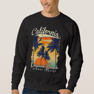 Sweatshirt Laguna Beach Californie Orange Comté Laguna Bea