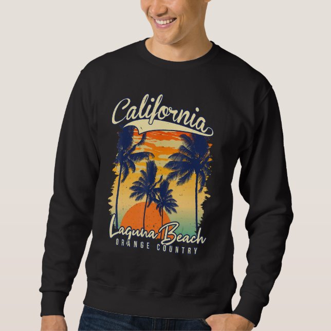 Sweatshirt Laguna Beach Californie Orange Comté Laguna Bea (Devant)