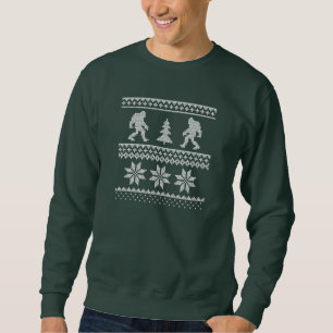 Sweatshirt laid de Noël de Bigfoot