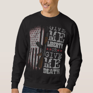 Sweatshirt L'Aigle Américain Me Donne La Liberté Ou Me Donne