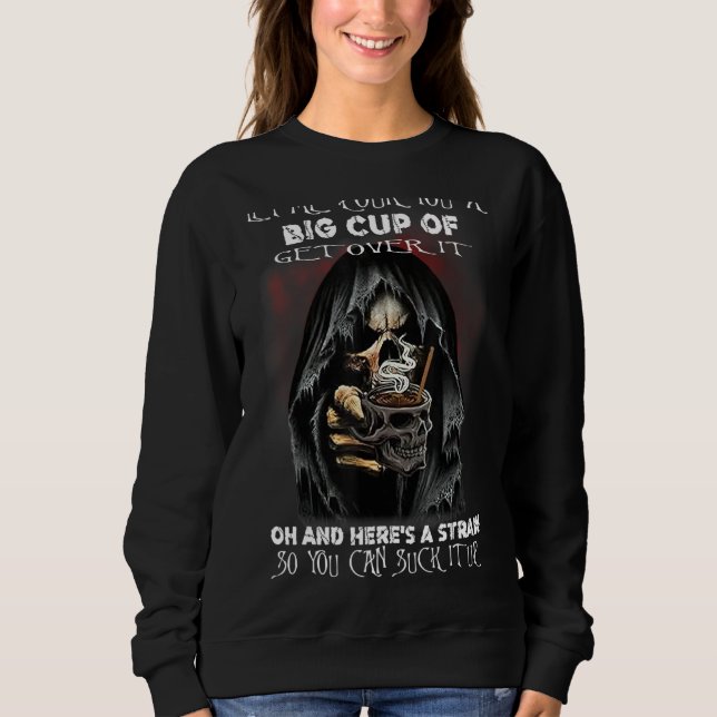 Sweatshirt Laisse-Moi Te Monter Une Grosse Coupe Pour Le Surm (Devant)