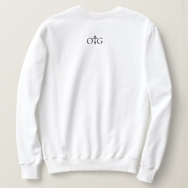 Sweatshirt Laisser ma prière lever le censure (Design dos)