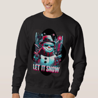 Sweatshirt Laisser neiger Noël Snowman