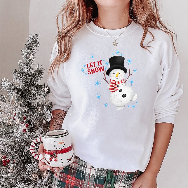 Sweatshirt Laisser neiger Snowman (Créateur téléchargé)