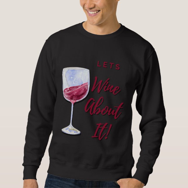 Sweatshirt Laisser Vin À Ce Sujet 126 (Devant)