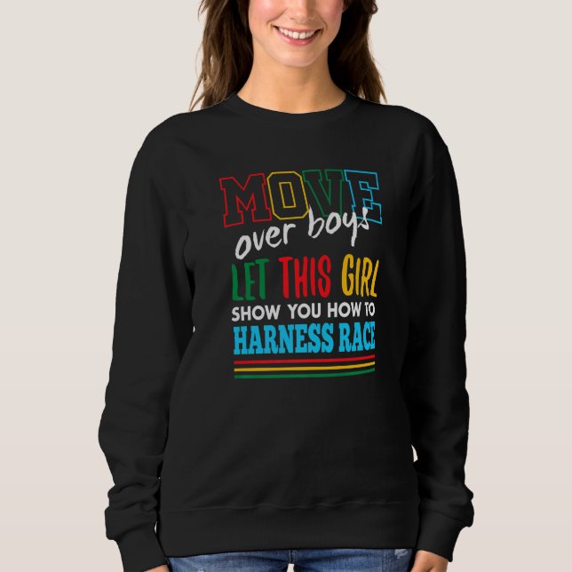 Sweatshirt Laissez Cette Fille Vous Montrer Comment Exploiter (Devant)