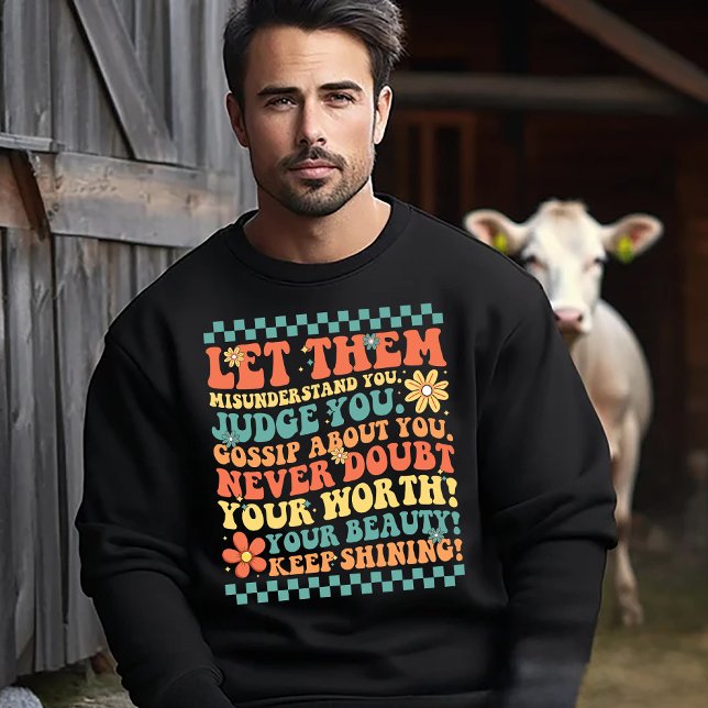Sweatshirt Laissez-les Santé Mentale (Créateur téléchargé)