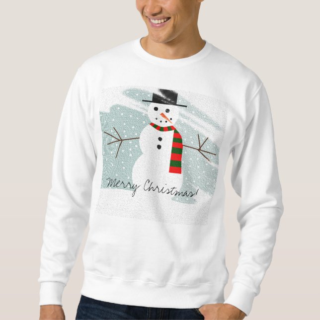 SWEATSHIRT LAISSEZ LUI NEIGER, ÉQUIPER ! (Devant)