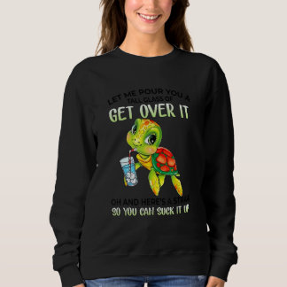 Sweatshirt Laissez-Moi Vous Verser Un Grand Verre De Ça Va Pa