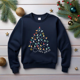 Sweatshirt Laissons s'éclairer - Lumières de Noël