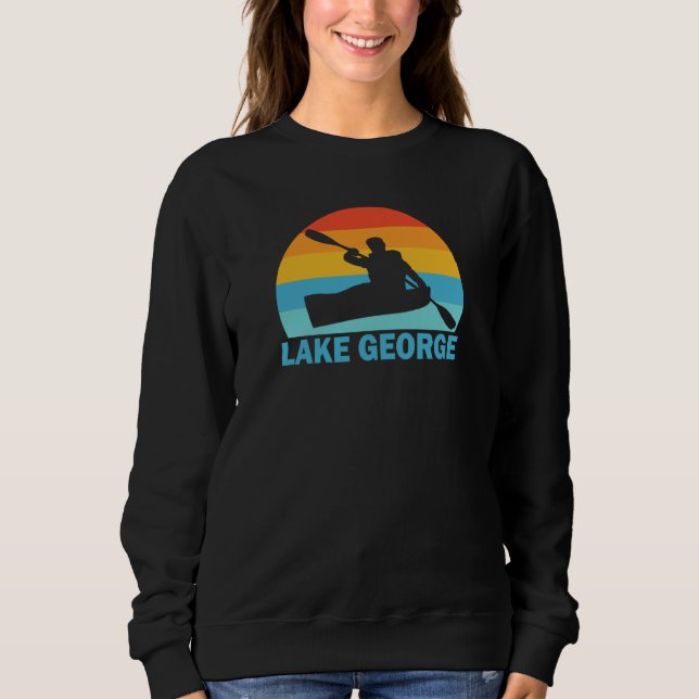 Sweatshirt Lake George New York Kayak (Devant)