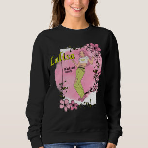 Sweatshirt Lalisa - Rose noir