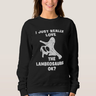 Sweatshirt Lambeosaurus Skull Fossil Hunter