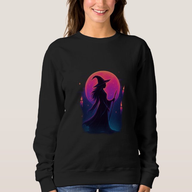 Sweatshirt Lamentation de la sorcière néon (Devant)