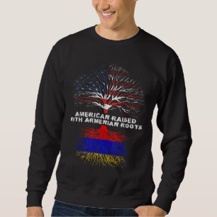 Sweatshirt L'Amérique soulevée par les racines arméniennes Ar