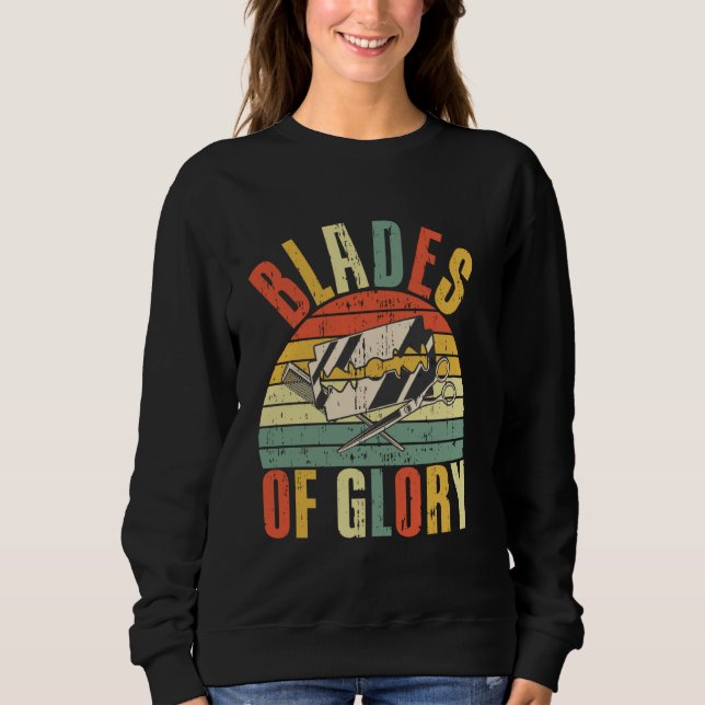 Sweatshirt Lames de barbier de gloire (Devant)