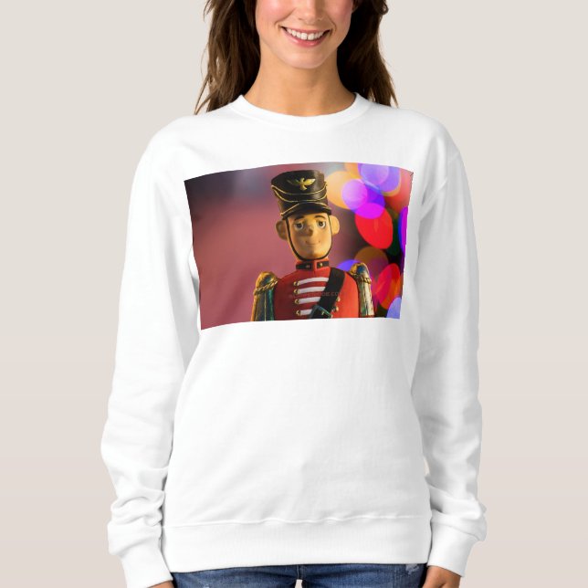 Sweatshirt L'ami soldat de jouet classique de Noël de Slipper (Devant)
