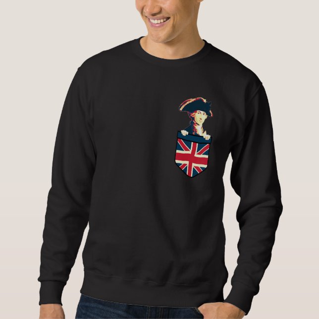 Sweatshirt L'Amiral Horatio Nelson Dans Ma Poche (Devant)