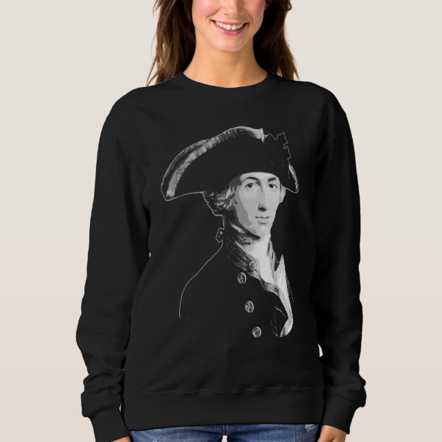 Sweatshirt L'amiral Horatio Nelson Propagande du drapeau brit (Devant)