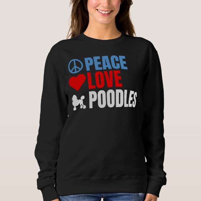 Sweatshirt L'amour de la paix et les canicules (Devant)