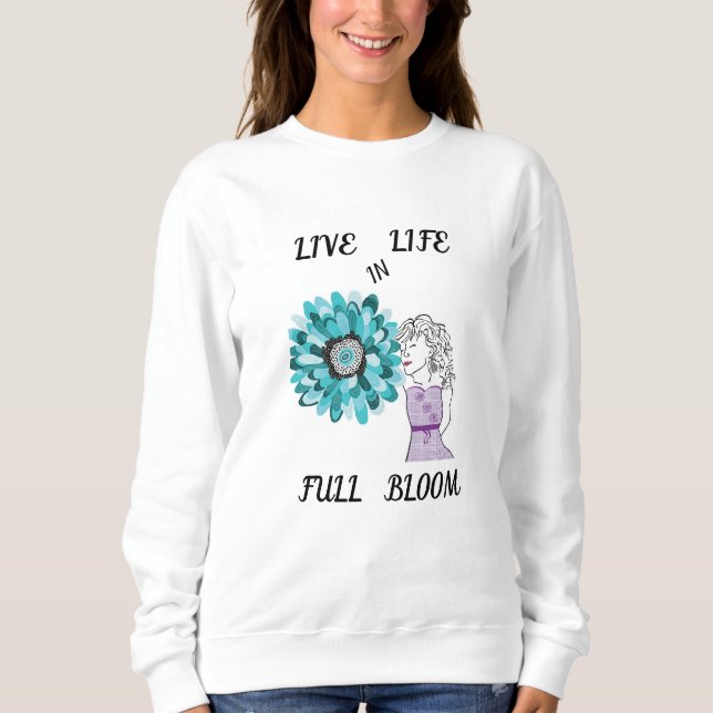 Sweatshirt L'amour des fleurs (Devant)