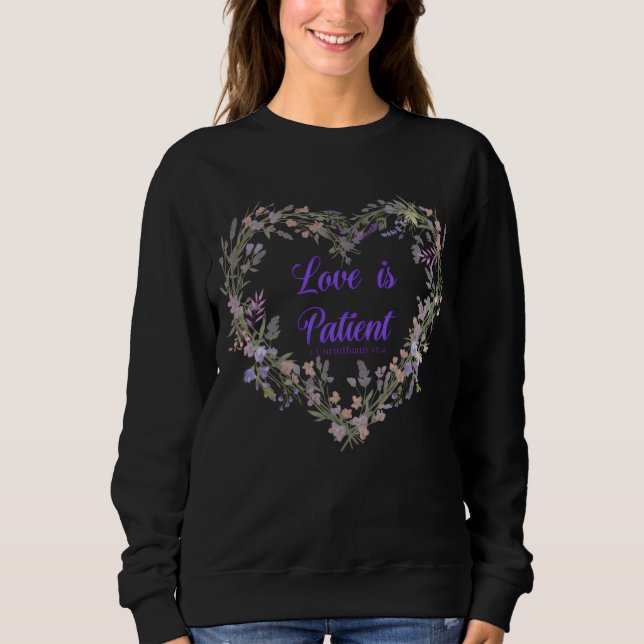 Sweatshirt L'amour est.... (Devant)