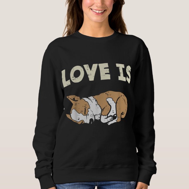 Sweatshirt L'amour est Chihuahua Chiwawa Animal Animaux Anima (Devant)