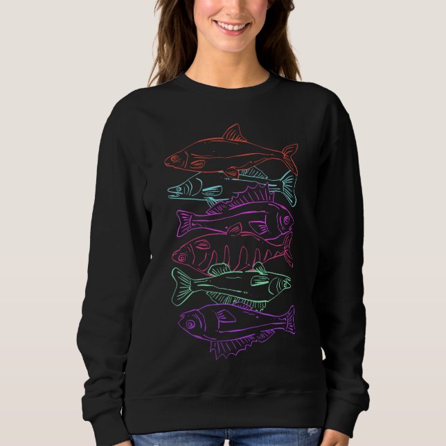 Sweatshirt L'amour pour le poisson (Devant)