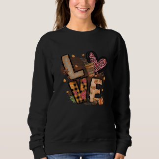 Sweatshirt L'amour tombe la plupart de tous