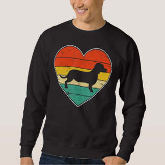 Sweatshirt L'Amoureux des chiens mignon Dachshund Saint Valen