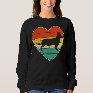 Sweatshirt L'Amoureux des chiens mignon Dachshund Saint Valen