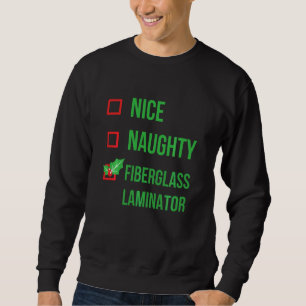 Sweatshirt Lampe en fibre de verre Drôle Pyjama Noël