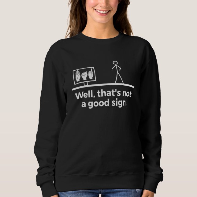 Sweatshirt Langue des signes américaine Asl 2 (Devant)