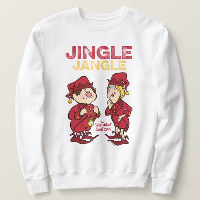 Sweatshirt L'ANNÉE SANS SANTA CLAUS™ | Jingle & Jangle (Design devant)
