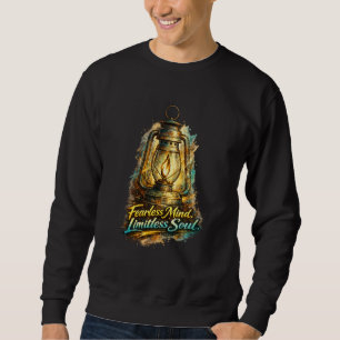 Sweatshirt Lanterne Inspirante Âme Sans Limite Esprit Sans Pe