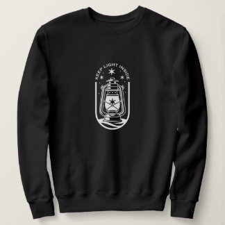 Sweatshirt Lanterne Minimaliste Hygge Cosy Garde la Lumière à