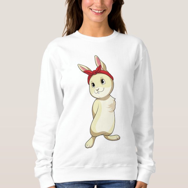 Sweatshirt Lapin avec Bandana (Devant)