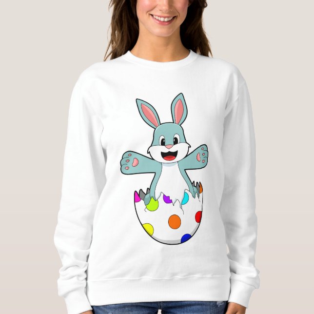 Sweatshirt Lapin avec oeuf (Devant)