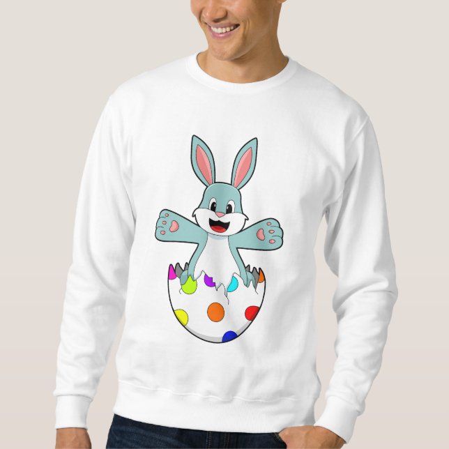 Sweatshirt Lapin avec oeuf (Devant)