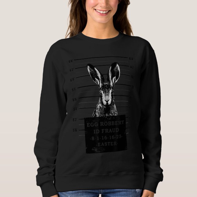 Sweatshirt Lapin de Pâques lapin lapin Recherché lapin, Oeufs (Devant)