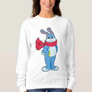 Sweatshirt Lapin en hiver avec Écharpe