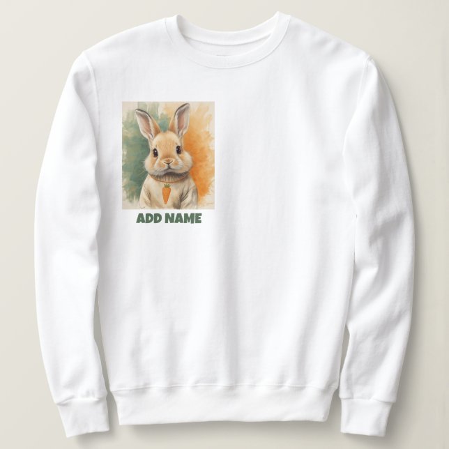 Sweatshirt Lapin Rêves de Carotte (Design devant)
