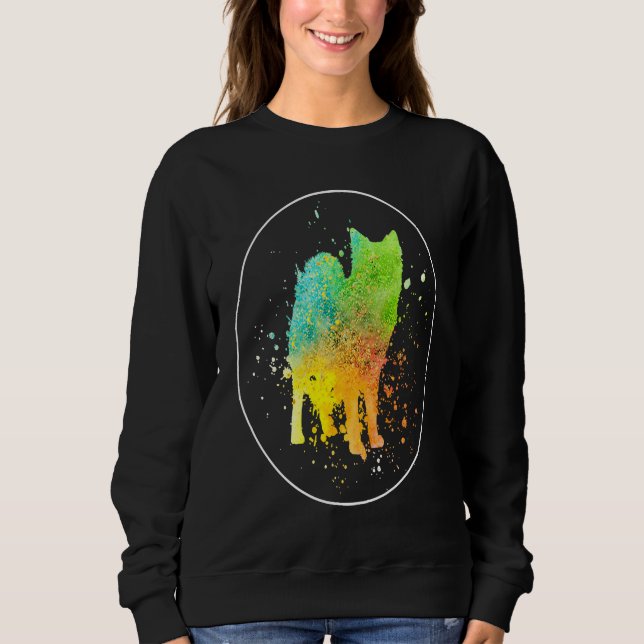 Sweatshirt Lapphund finnois vintage (Devant)
