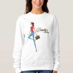 Sweatshirt L'argent de papa, mignonne & sassy adolescente fil