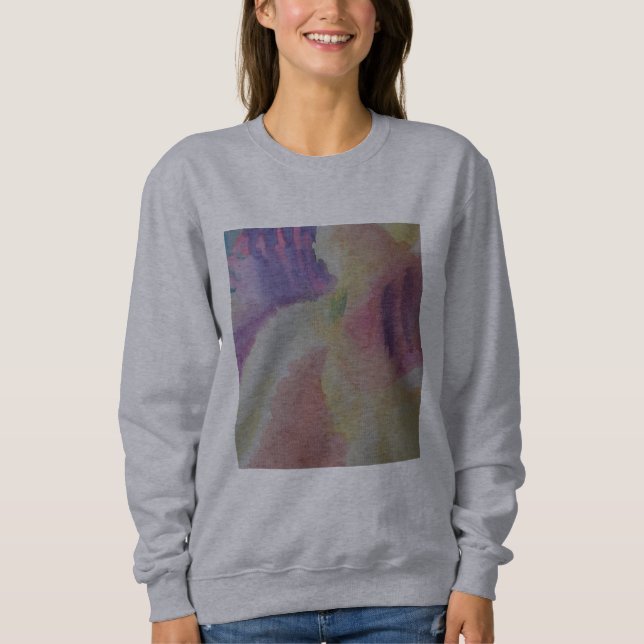 Sweatshirt L'art Abstrait de la barrière de corail (Devant)