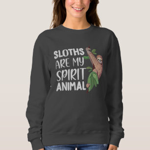 Sweatshirt l'art des mots d'animal de l'esprit paresseux
